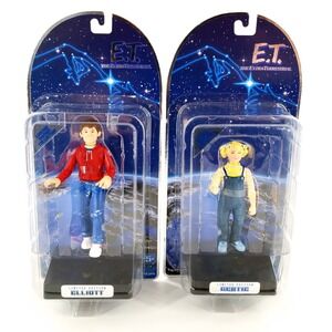 ET The ExtraTerrestrial Limited Edition Elliott & Gertie Figures Toys R Us *READ
